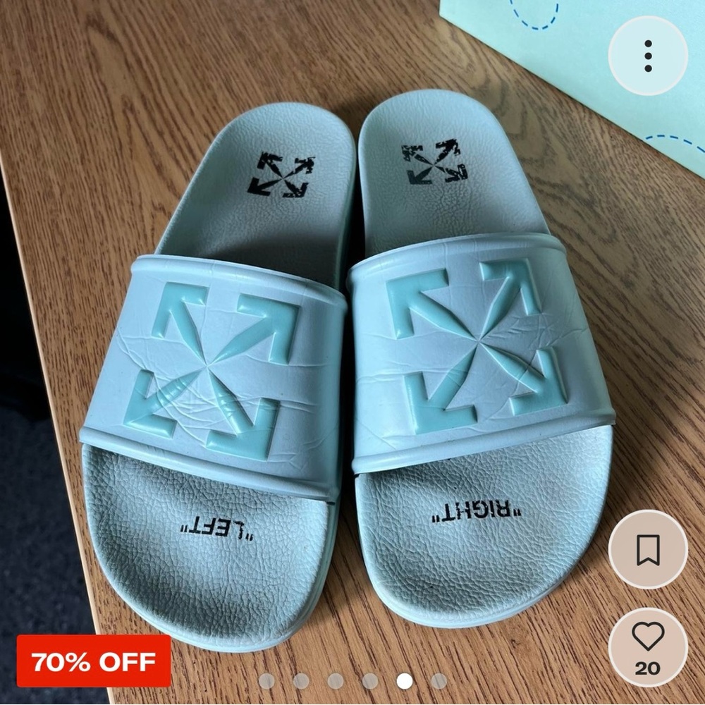 Off White Arrow Slides - image 5